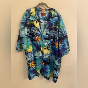 Aloha Mo’i NWT Men’s Hawaiian Shirt. Size 5XL